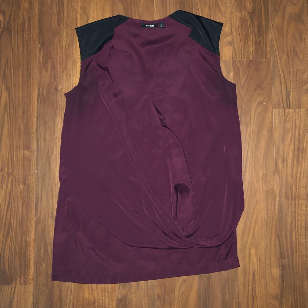 Apt 9 maroon tank top